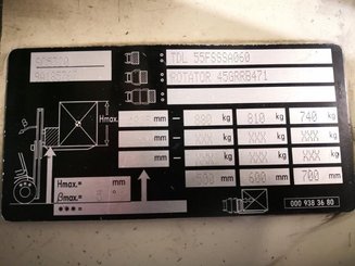 Empilhador de contrapeso 3 rodas Crown SC5320 1,3 - 5