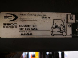 Empilhador de contrapeso 3 rodas Crown SC5340-1.6 - 7