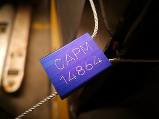 Stacker com condutor transportado Caterpillar NSR16N - 15