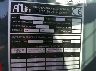 Empilhador lateral AMLIFT C40-14/55