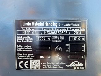 Empilhador de contrapeso 4 rodas Linde H70 D - 20