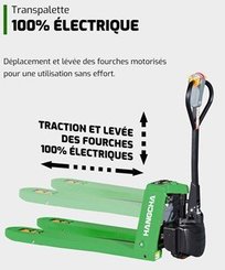 Porta-paletes eléctrico Hangcha CBD15-WS - 15