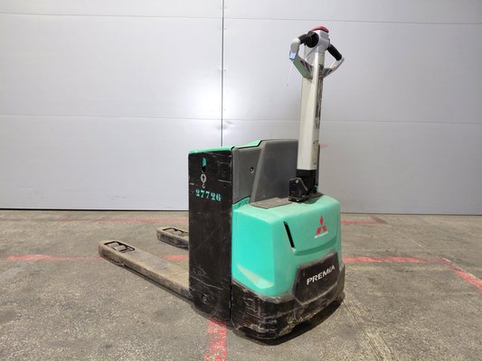 Porta-paletes eléctrico com condutor a pé Mitsubishi PBP16N2 - ACCOMPAGNANT - 1