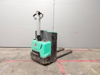 Porta-paletes eléctrico com condutor a pé Mitsubishi PBP16N2 - ACCOMPAGNANT