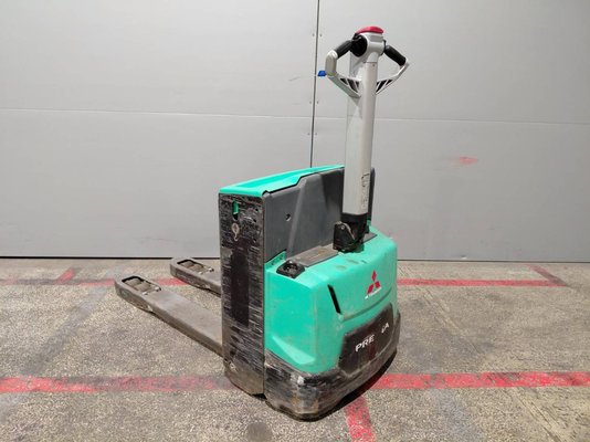 Porta-paletes eléctrico com condutor a pé Mitsubishi PBP16N2 - ACCOMPAGNANT - 1