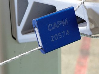 Porta-paletes eléctrico com condutor transportado Mitsubishi PBV20N2