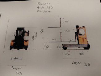 Empilhador lateral Baumann GX70/14/40