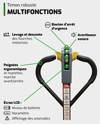 Porta-paletes eléctrico Hangcha CBD15-WS