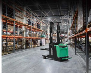 Levantador com plataforma dobrável Hangcha CDD16-XT1S-SiL