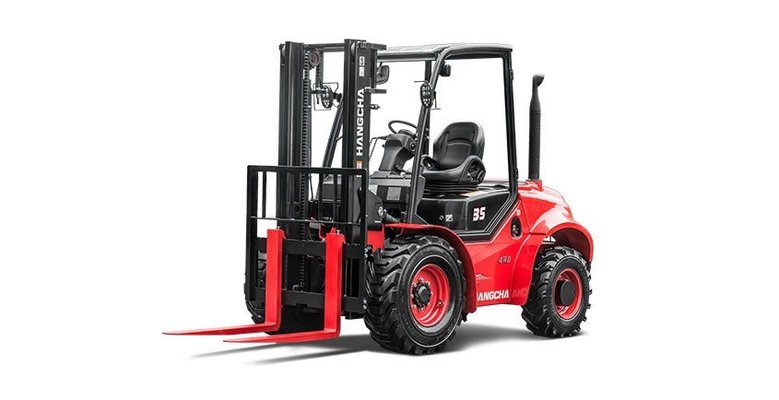 Carreta elevadora a diesel Hangcha TT35-4 (CPCD35-XW98C-RT4) - 1
