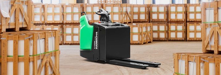 Porta-paletes eléctrico com condutor transportado Hangcha CBD30-XT1S-SISU - 2