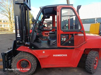 Empilhador de contrapeso 4 rodas Hangcha XF70D