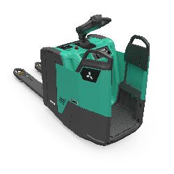 Porta-paletes eléctrico com condutor transportado Mitsubishi PBF25N3R MITSUBISHI - 1