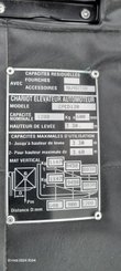 Empilhador de contrapeso 4 rodas Hangcha XF120D