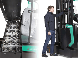 Empilhador retráctil Mitsubishi RB14N2L