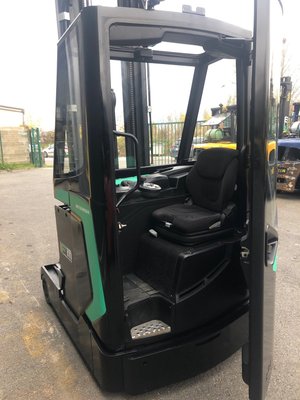 Empilhador retráctil Mitsubishi RB16N2H Cabine Grand Froid pour entrepôt frigorifique - 1