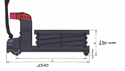 Mesa elevadora Hangcha 1510XB - 8