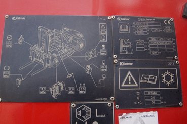 Empilhador de contrapeso 4 rodas Kalmar DCF370-1200