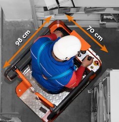 Plataforma com mastro vertical FARAONE / ELEVAH E5 MOVE