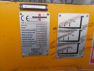 Empilhador retráctil de 4 direcções Baumann EVU 20-18/14-12