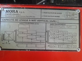 Empilhador de contrapeso 4 rodas Mora EP105RK