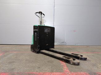 Porta-paletes eléctrico com condutor a pé Mitsubishi PBP16N2 - ACCOMPAGNANT