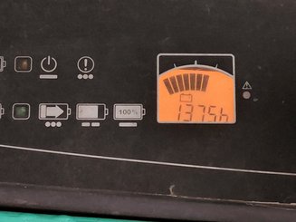 Porta-paletes eléctrico com condutor a pé Mitsubishi PBP16N2 - ACCOMPAGNANT