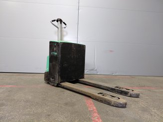 Porta-paletes eléctrico com condutor a pé Mitsubishi PBP16N2 - ACCOMPAGNANT