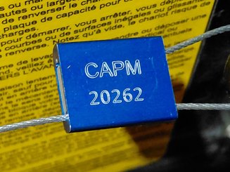 Porta-paletes eléctrico com condutor transportado Mitsubishi PBR20N - 8