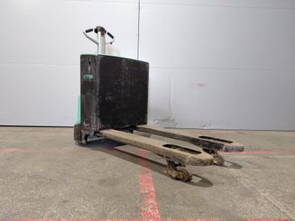 Porta-paletes eléctrico com condutor a pé Mitsubishi PBP16N2 - ACCOMPAGNANT