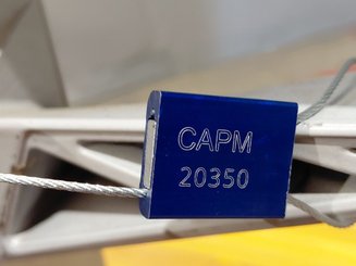 Porta-paletes eléctrico com condutor transportado Caterpillar NPV20N2