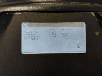 Porta-paletes eléctrico com condutor transportado Mitsubishi PBR20N