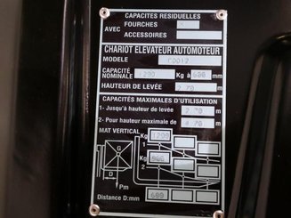 Levantador com braços circundantes Hangcha CDD12-AZ3S-M - 10