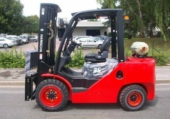 Empilhador de contrapeso 4 rodas