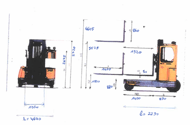 Empilhador lateral AMLIFT C5000-14 AMLAT - 12