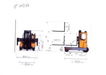Empilhador retráctil de 4 direcções Baumann ECU30/14/129,60ST - 8