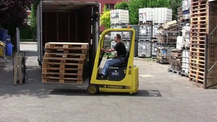 Empilhador de contrapeso 3 rodas