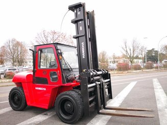 Empilhador de contrapeso 4 rodas