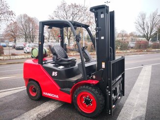 Empilhador de contrapeso 4 rodas