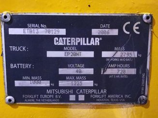 Empilhador de contrapeso 3 rodas Caterpillar EP20NT - 8