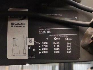 Empilhador retráctil Crown ESR5000 2.0