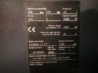 Stacker com condutor a pé Crown ES4000 1.2 TT - 9