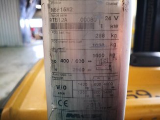 Stacker com condutor a pé Caterpillar NSP16N2 - 1