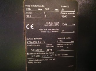 Stacker com condutor a pé Crown ES4000 1.2 TT - 9