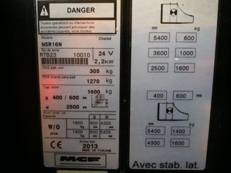Stacker com condutor transportado Caterpillar NSR16N - 8