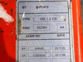 Preparador de encomendas BT OS1.2CB - 14