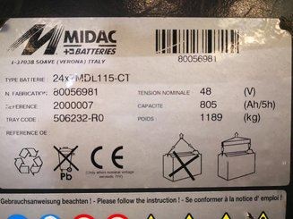 Empilhador de contrapeso 4 rodas Caterpillar EC25N - 12