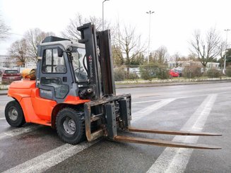 Empilhador de contrapeso 4 rodas Toyota 7FGU60 - 1