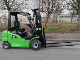 Empilhador de contrapeso 4 rodas Hangcha XC30-LI ION - 1