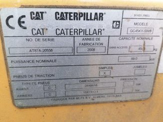 Empilhador de contrapeso 4 rodas Caterpillar GC45K - 11